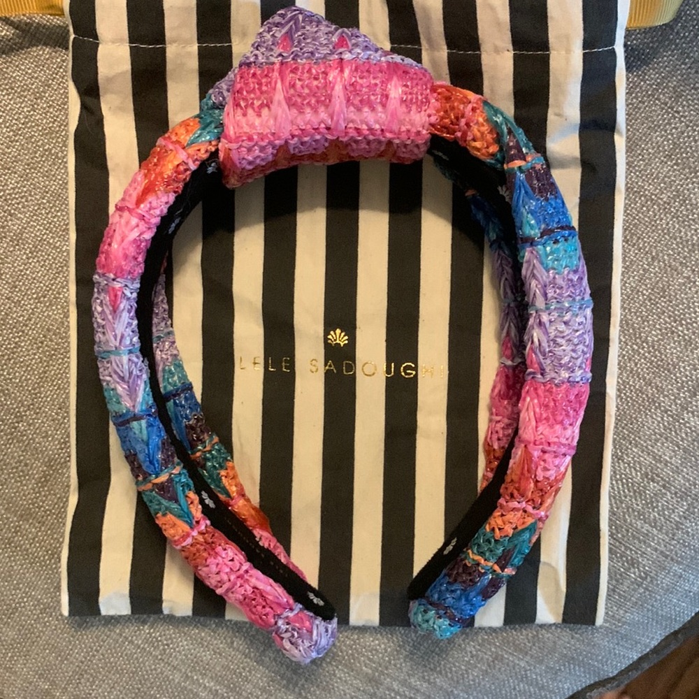 Lele Sadoughi Rainbow Headband